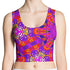 Psychedelic Crop Top in Berry